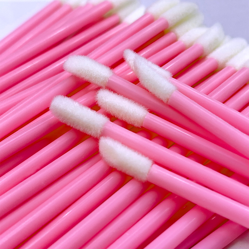 Eyelash Extension Natural - 50/500PCS Pennello per labbra usa e