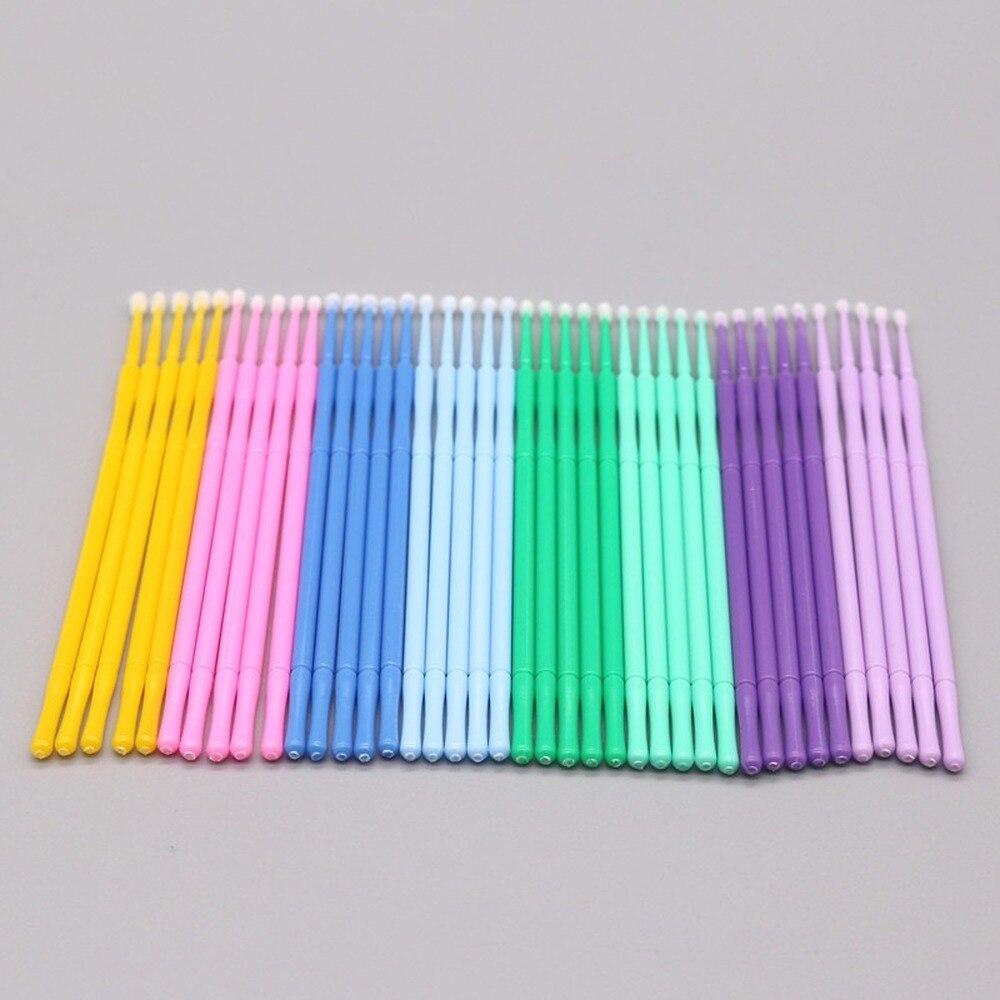 Eyelash Extension With Glue - 100 pz/lotto Micro Pennelli Monouso per