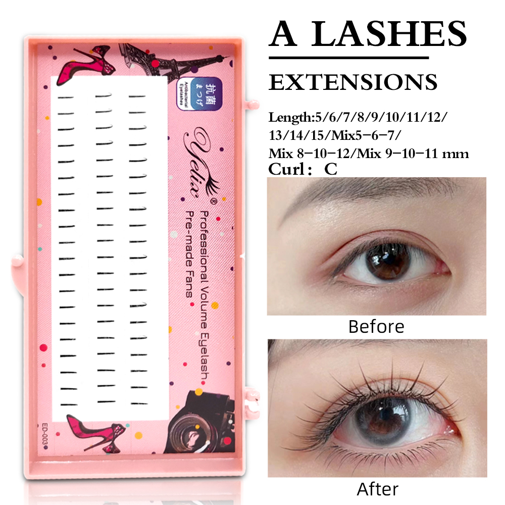 Eyelash Extension Natural - Ciglia Finte Naturali Morbide Yelix, Ciglia
