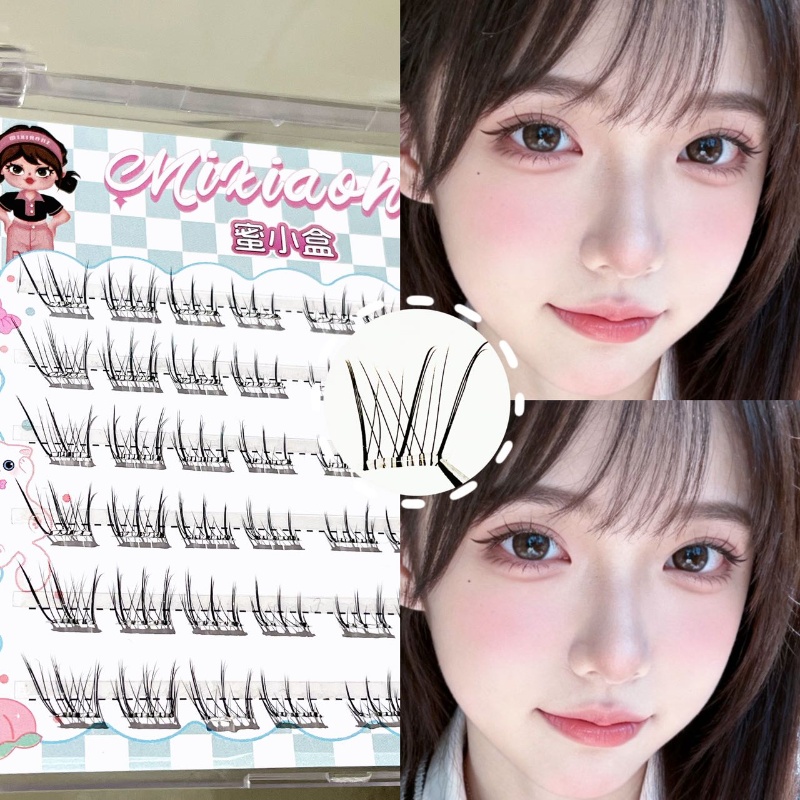 Eyelash Extension Natural - Ciglia Finte Mixiaohe Senza Colla, Naturali