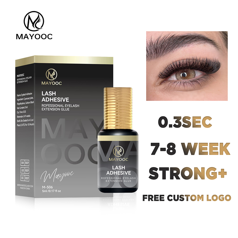 Eyelash Extension Glue For Sensitive Eyes - MAYOOC 0.3 Sec Colla per extension