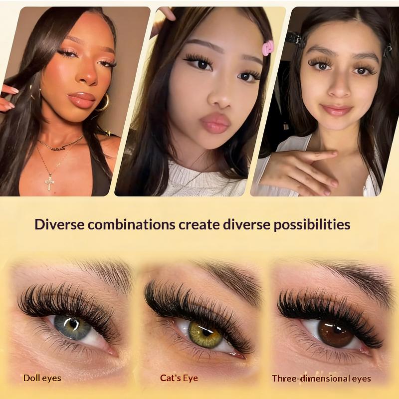 Eyelash Extension With Glue - Nuovo Kit Fai-da-Te per Extension Ciglia,