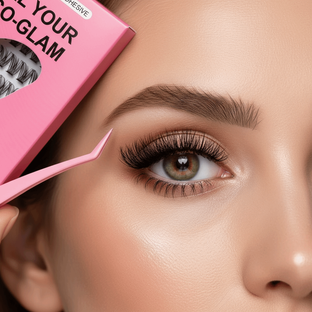 Eyelash Extension With Glue - Kit di Extension Ciglia Effetto Naturale