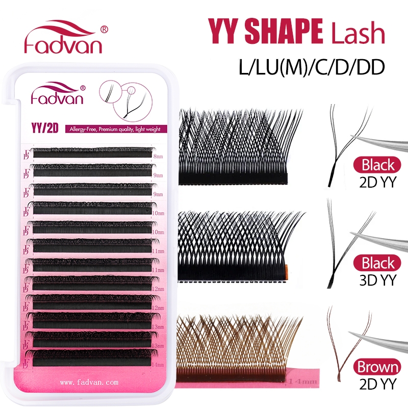 Eyelash Extension Yelix - FADVAN YY/SYY Forma L/LU(M)/C/D/DD Estensione ciglia