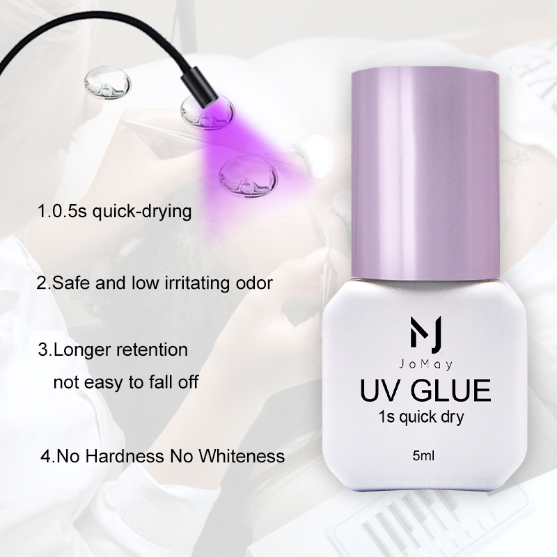Eyelash Extension Glue For Sensitive Eyes - JOMAY Colla UV 0.5S Colla per