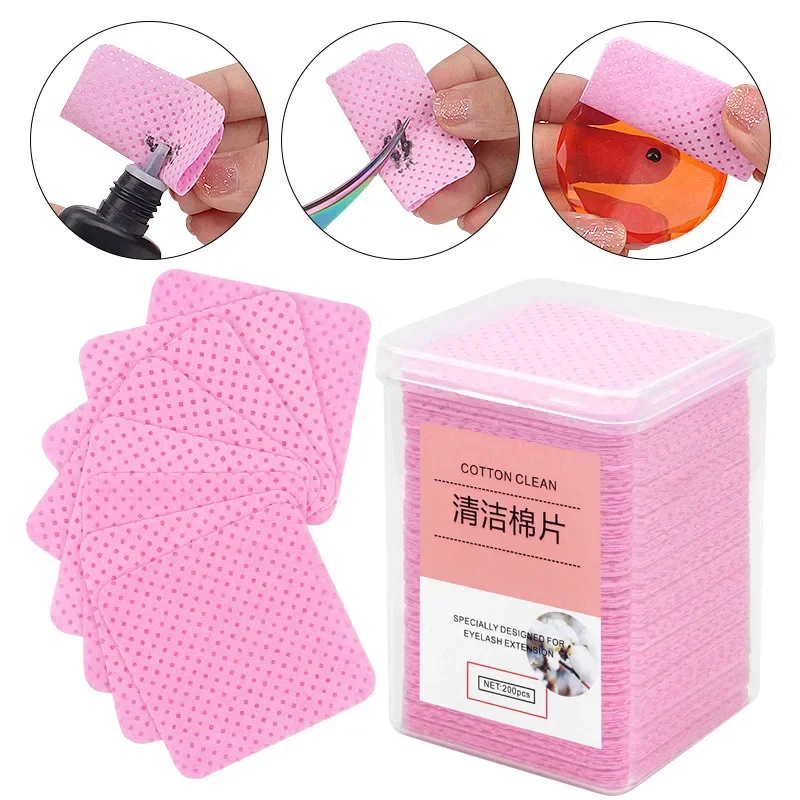 Eyelash Extension Glasses - Salviette per la rimozione della colla