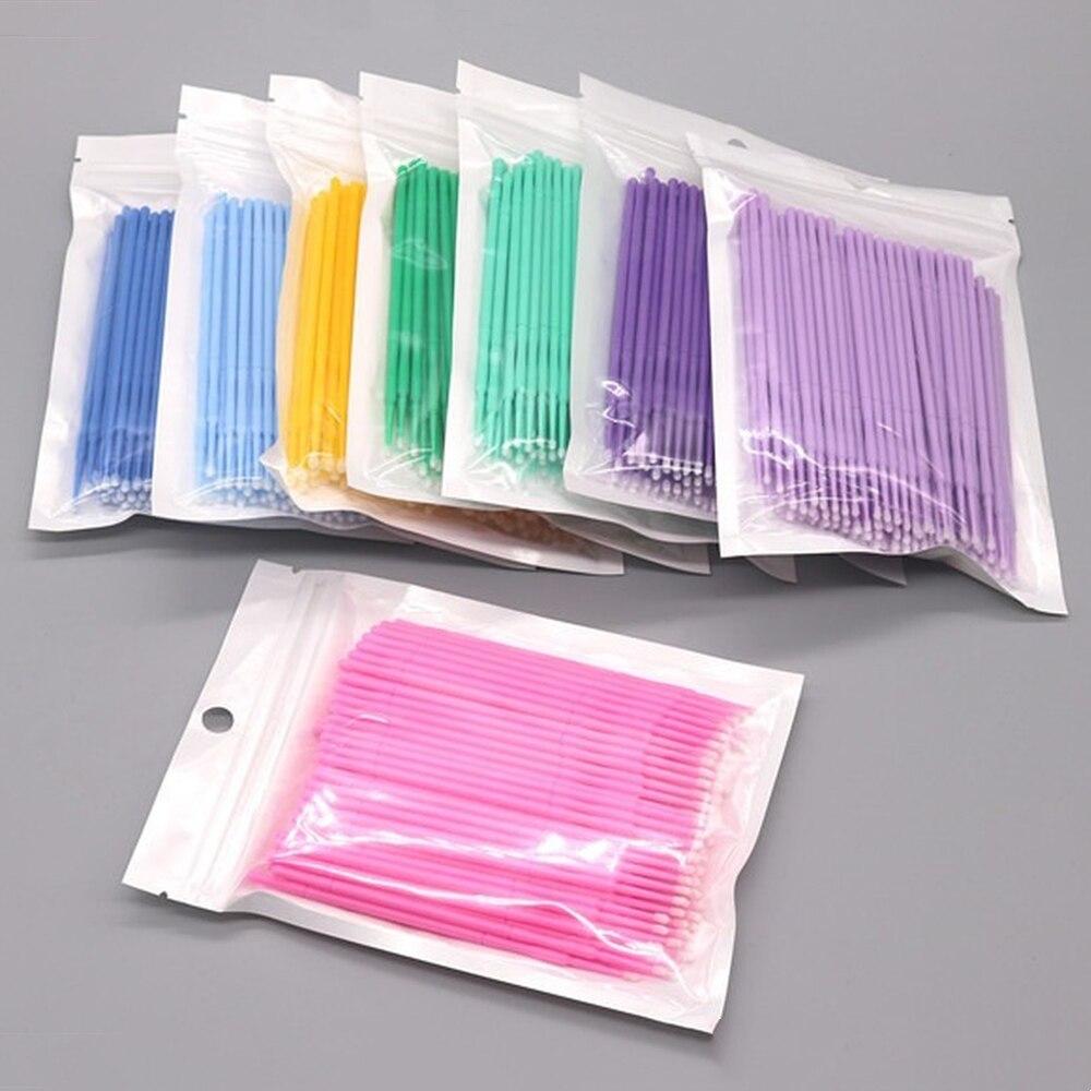 100 pz/lotto Micro Pennelli Mo - Eyelash Extension With Glue recensione e prezzo
