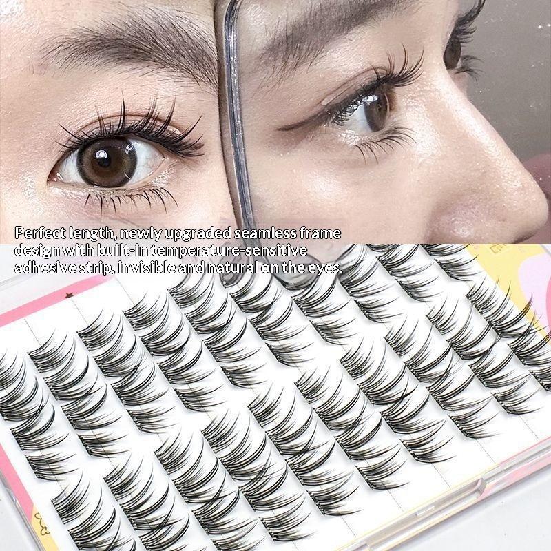 Ciglia Finte Naturali a Ciuffe - Eyelash Extension With Glue recensione e prezzo