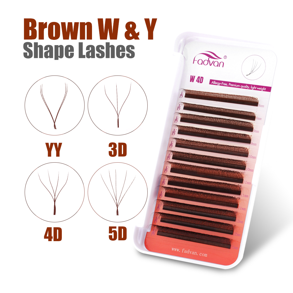 FADVAN Marrone 4D/3D/5D ciglia - Eyelash Extension Yelix recensione e prezzo