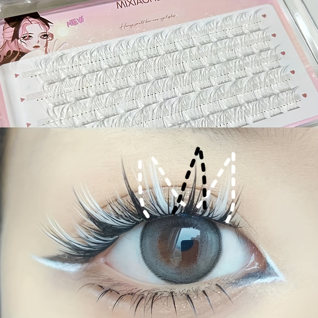 Ciglia Colorate Mixiaohe, 60 C - Eyelash Extension Natural recensione e prezzo