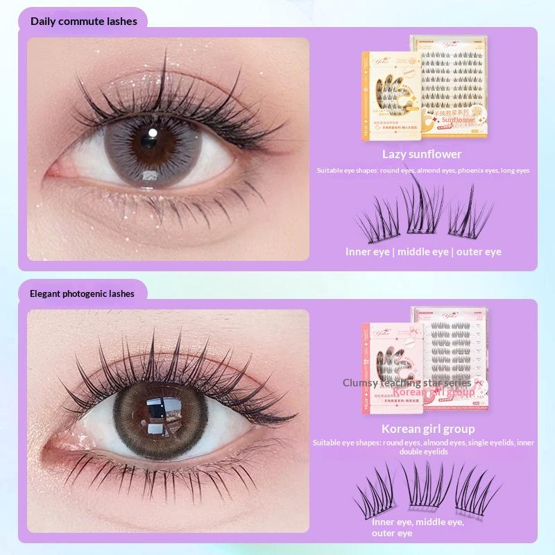 Ciglia Finte Autoadesive a 7 F - Eyelash Extension With Glue recensione e prezzo