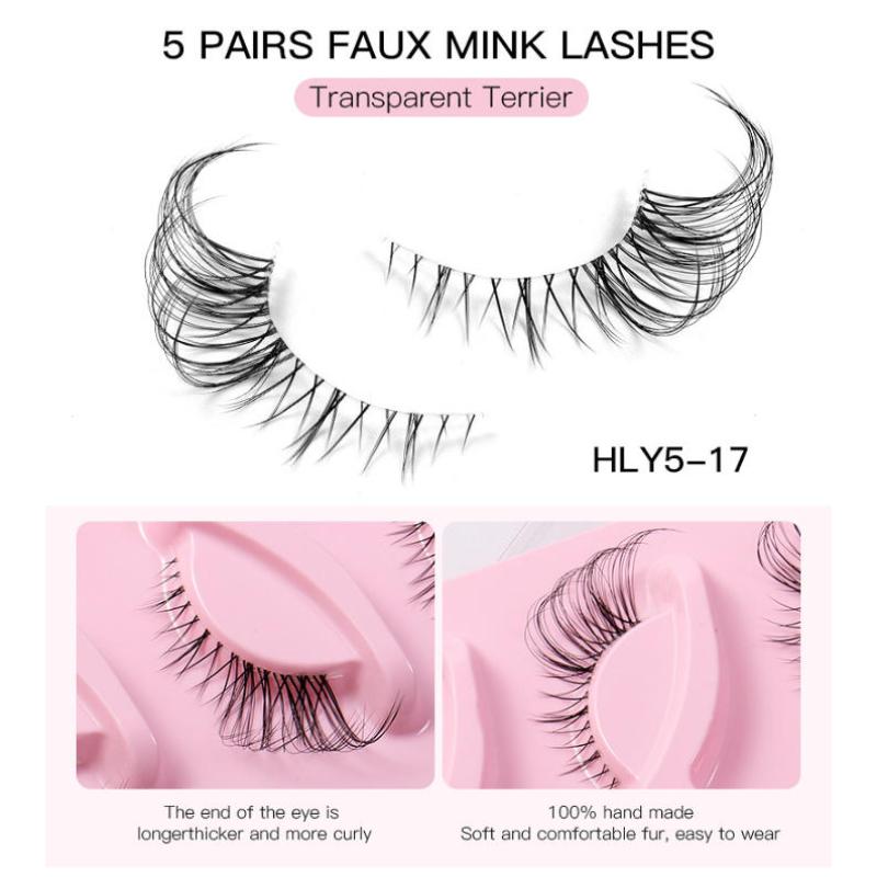 5 Paia di Ciglia Finte Effetto - Eyelash Extension Natural recensione e prezzo