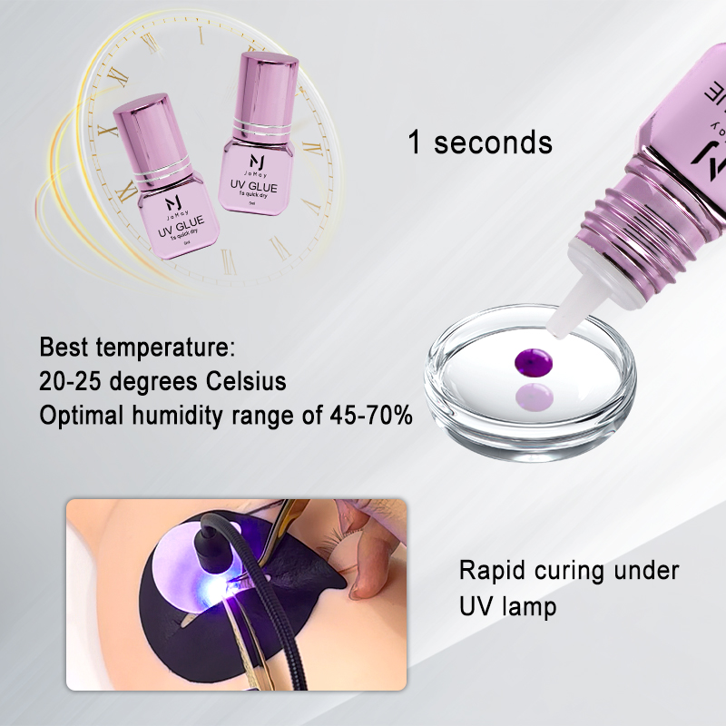JOMAY 3 Flaconi di Colla UV a  - Eyelash Extension Glue For Sensitive Eyes recensione e prezzo