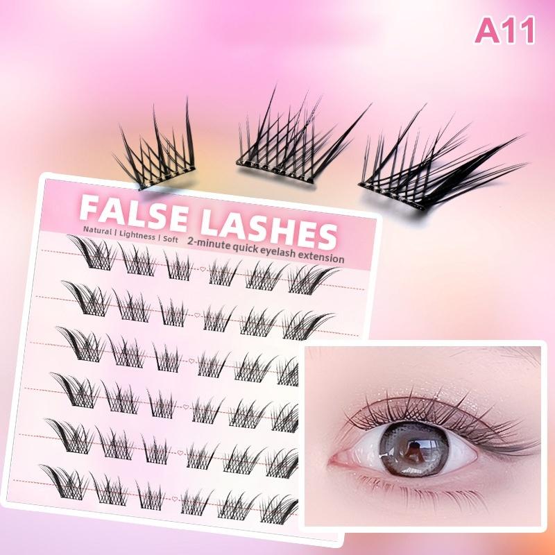 Ciglia Finte Naturali a 6 File - Eyelash Extension With Glue recensione e prezzo